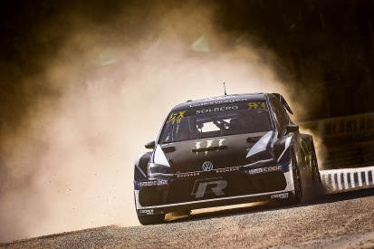 PSRX Volkwagen's Petter Solberg dominates first WRX day at Austin