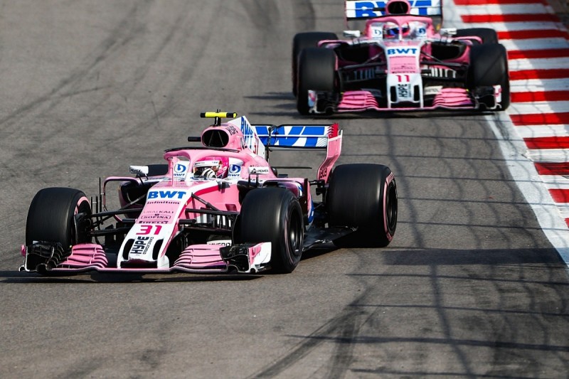 Esteban Ocon: Force india has to review Russian GP F1 swap strategy