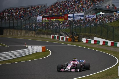 Japanese GP: Ocon gets grid penalty for failing to slow for red flag
