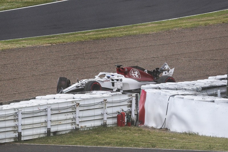Ericsson: Error while passing Bottas caused Japanese GP Q1 crash