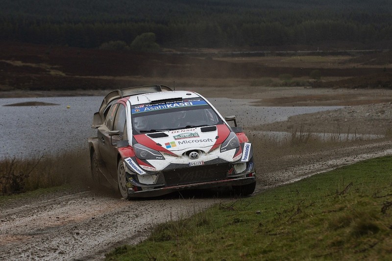 Rally GB: Ott Tanak extends his lead as Ogier recovers to second