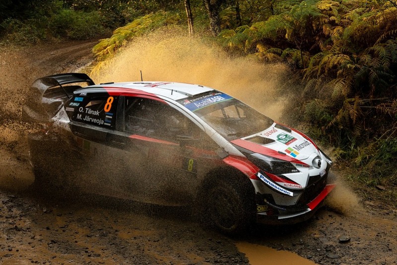 Rally GB: Tanak retires from lead, title rival Ogier capitalises