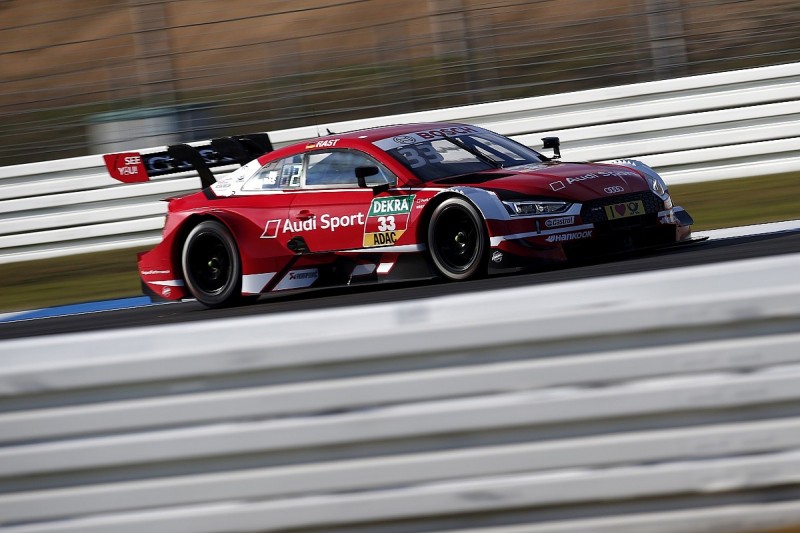 DTM Hockenheim: Rene Rast wins to set up three-way title showdown