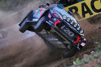 WRC Rally Spain: Points leader Neuville rolls Hyundai on shakedown