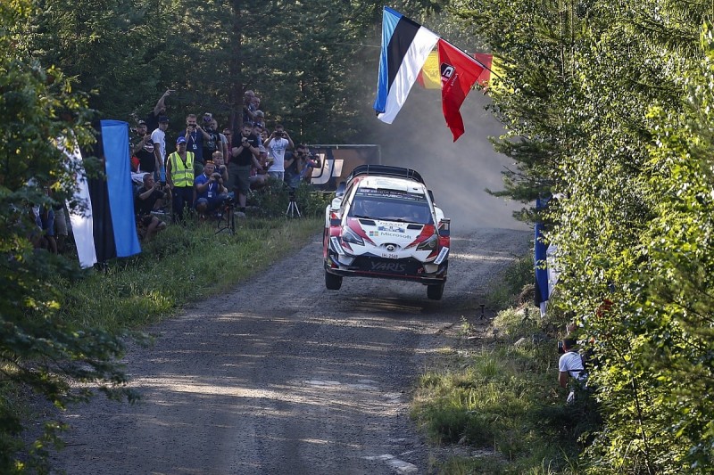 WRC Rally Finland: Ott Tanak edges clear after close Ostberg battle