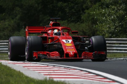 Hungarian GP: Vettel fastest for Ferrari, both Mercedes spin