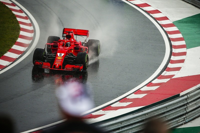 Ferrari F1 car 'not as competitive' as Mercedes' in the wet says Vettel