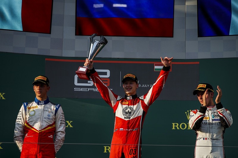 GP3 Hungary: Force India F1 junior Mazepin dominates opening race