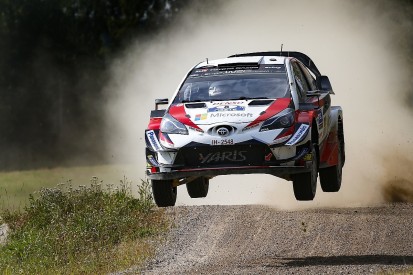 WRC Finland: Toyota's Ott Tanak closes on win as Lappi crashes out