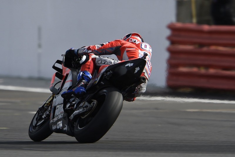 Silverstone MotoGP: Dovizioso just ahead of Crutchlow in practice