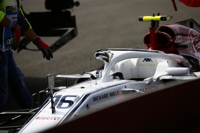 Charles Leclerc feels 'lucky' after seeing Belgian GP halo damage