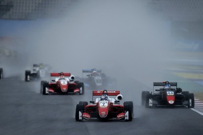 Misano European F3: Aron wins wet final race as Armstrong spins out