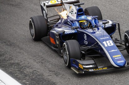 F2 Monza: Carlin's Sette Camara fastest in wet-dry practice session