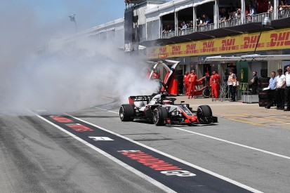 Haas F1's Romain Grosjean 'laughing' after Canada reliability woe