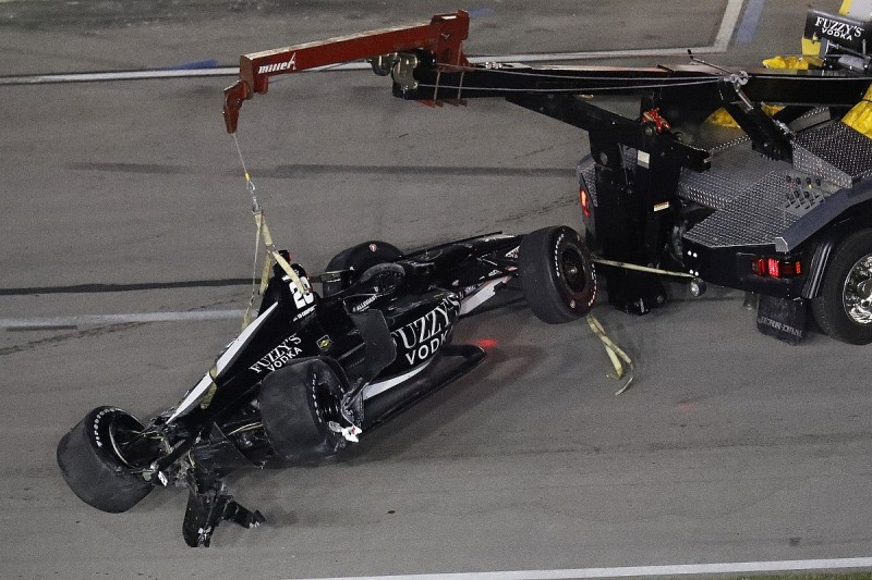 IndyCar Texas: Wickens blames lapped Carpenter for crash