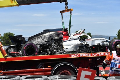Sauber's Marcus Ericsson blames wind for French GP practice crash