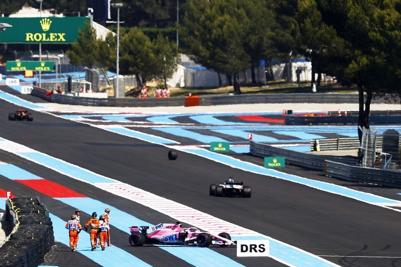 FIA will investigate why Sergio Perez lost a wheel in F1 practice