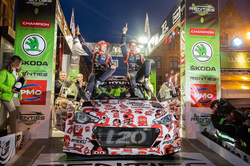 WRC leader Thierry Neuville dominates Ypres Rally with Hyundai