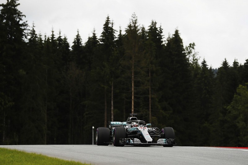 Austrian Grand Prix practice: Lewis Hamilton leads Mercedes one-two