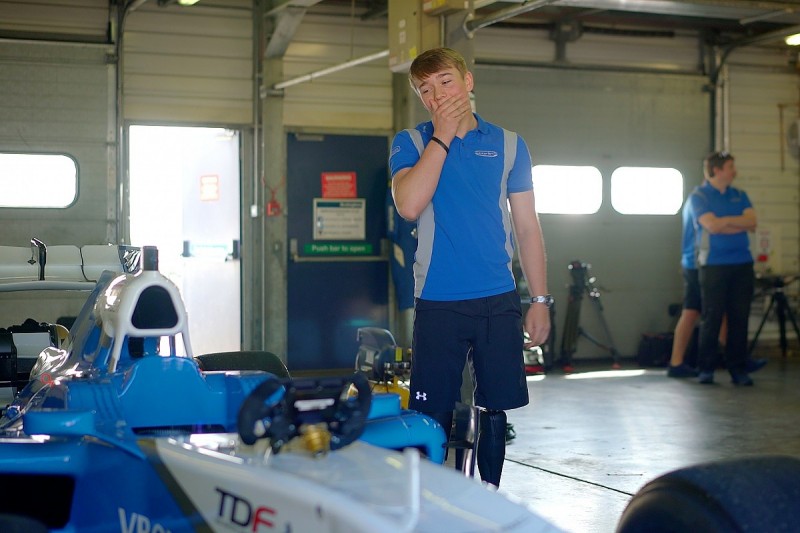 Billy Monger gets surprise test in modified Formula 1 car