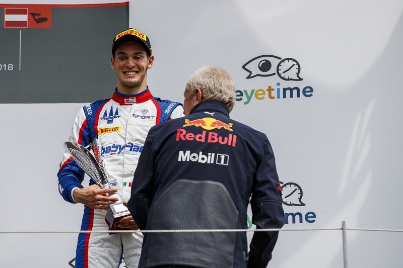 Alessio Lorandi took GP3 podium despite broken collarbone