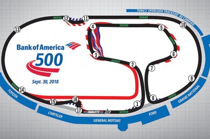 NASCAR playoff road course race at Charlotte roval cut by 100km