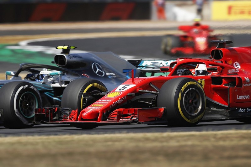 Sebastian Vettel had to 'surprise' Valtteri Bottas to win British GP