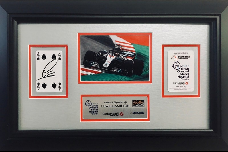 Formula 1 charity Starcards auction for Great Ormond Street