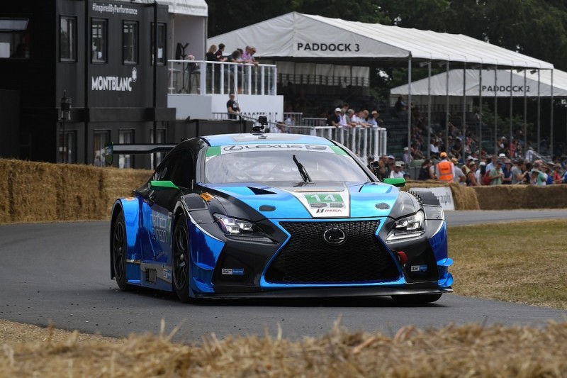 Scott Pruett escapes Lexus fire at Goodwood Festival of Speed