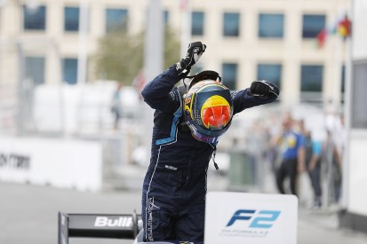 F2 Baku: Alexander Albon scores maiden win in frantic feature race