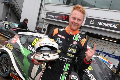 BTCC Donington Park: First pole for Vauxhall man Cook in the wet