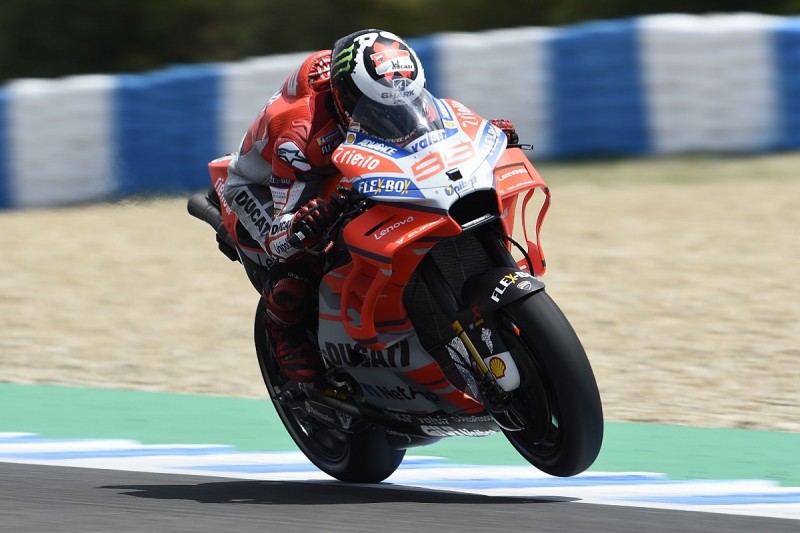 MotoGP Jerez: new Ducati parts bring Lorenzo 'a bit of happiness'