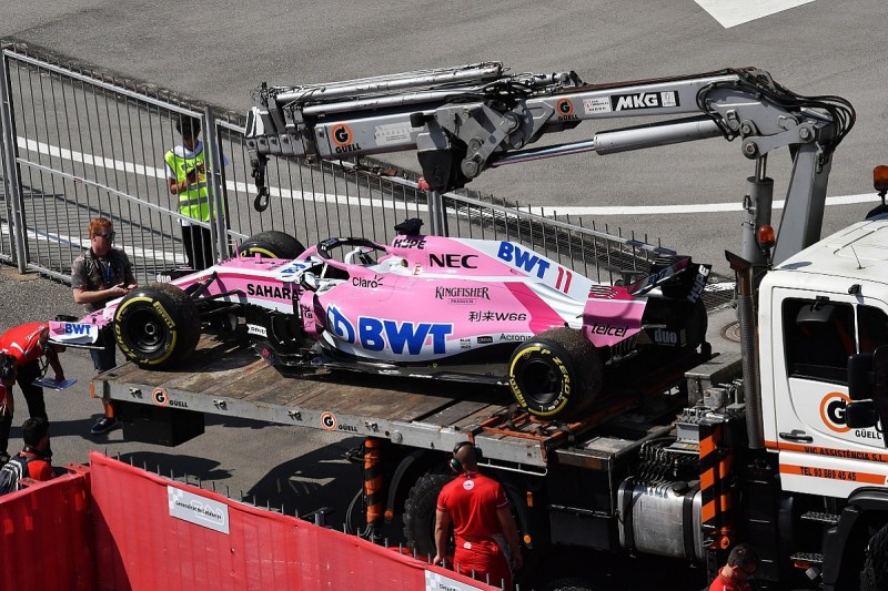 Spanish GP: Force India F1 team fined for unsafe Perez FP2 release
