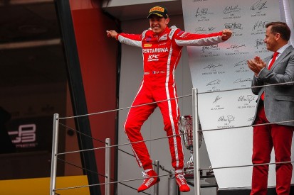 GP3 Barcelona: Ferrari F1 junior Alesi wins wet sprint race