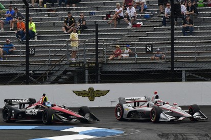 Wickens felt like true IndyCar rookie vs Power on Indy road course