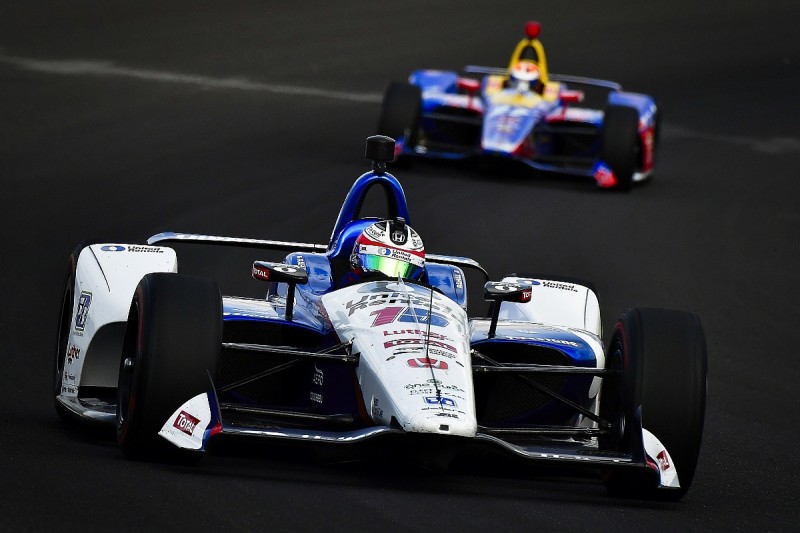 Indy 500 practice: Rahal tops Wednesday session, Hildebrand crashes