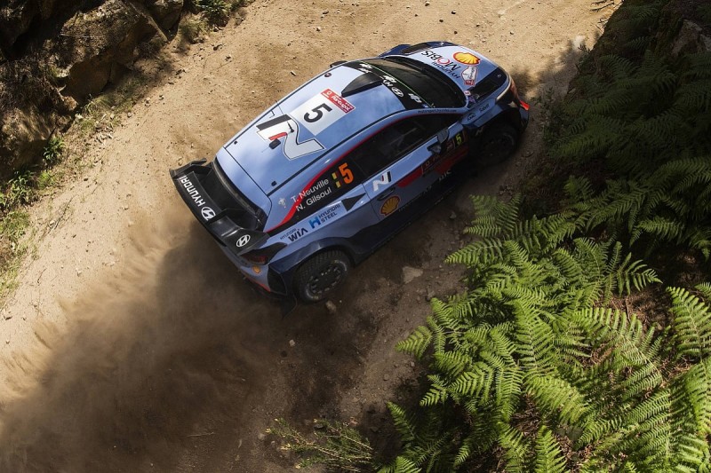 WRC Rally Portugal: Neuville adds to lead on Saturday as Meeke crashes