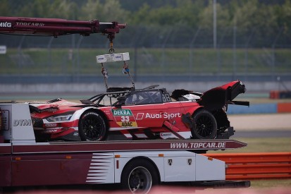 DTM champion Rast in hospital after huge race one Lausitzring crash