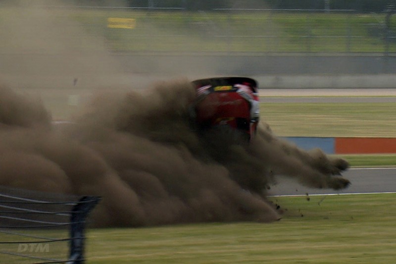 Audi drivers explain Rene Rast's huge DTM crash at Lausitzring