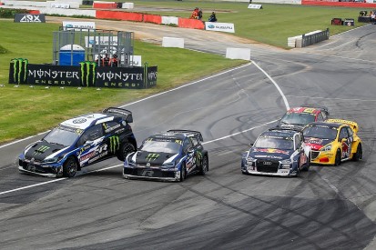 WRX Silverstone: Kristoffersson overcomes clash with Solberg to win