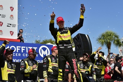 IndyCar St Petersburg: Bourdais wins after late Wickens/Rossi clash