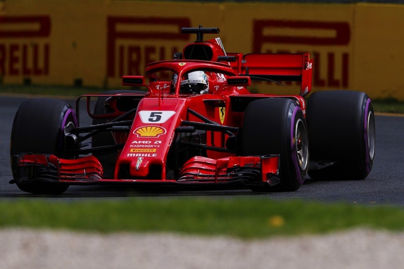 Australian Grand Prix practice: Vettel leads Ferrari one-two
