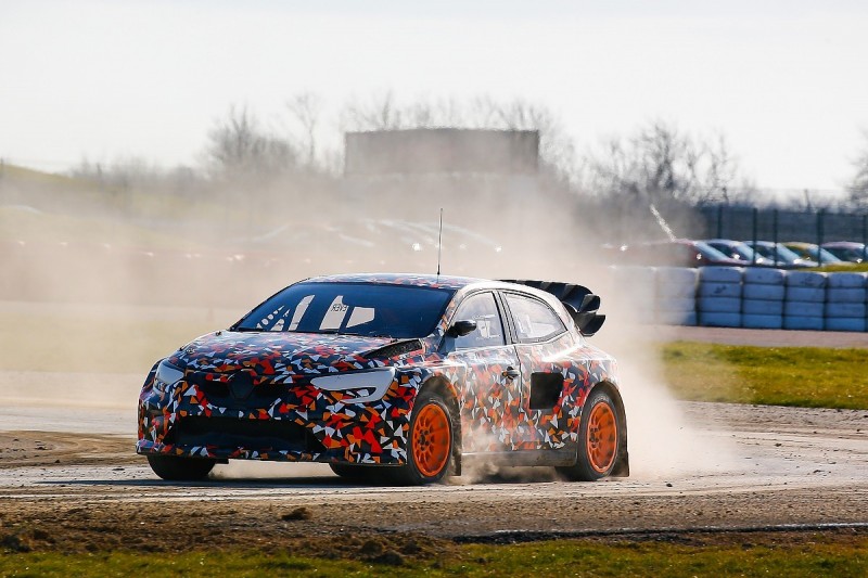 Prodrive-built Megane World RX car breaks cover at Silverstone test