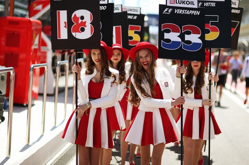 Russian Grand Prix in talks with F1 to allow grid girls in 2018