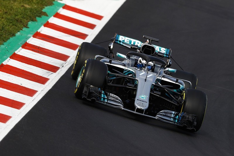 F1 testing: Bottas's Mercedes leads Vandoorne's McLaren