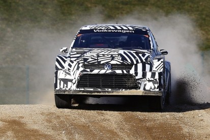 Upgraded Volkswagen Polo for 2018 World Rallycross starts testing