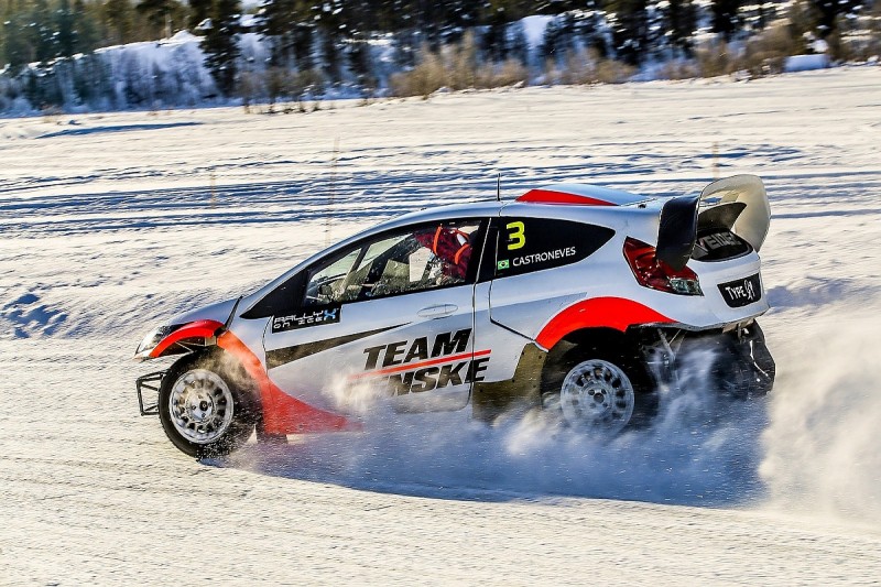 Watch RallyX on Ice live from Norway featuring Helio Castroneves