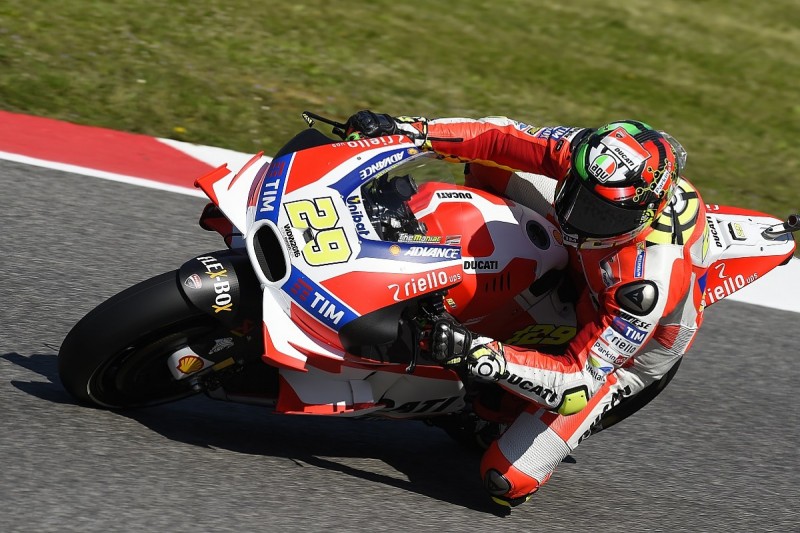 Ducati's Andrea Iannone stays on top in third Mugello practice