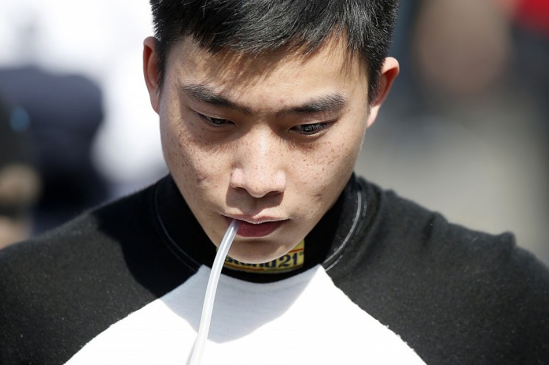 Li fractured vertebrae and broke foot in massive European F3 crash
