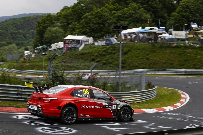Yvan Muller leads Nurburgring Nordschleife WTCC test session